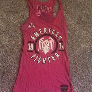 American Fighter racer back tank